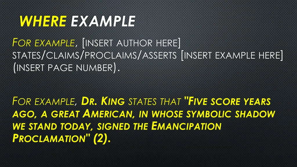 where example f or example insert author here
