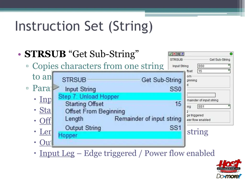 instruction set string 11