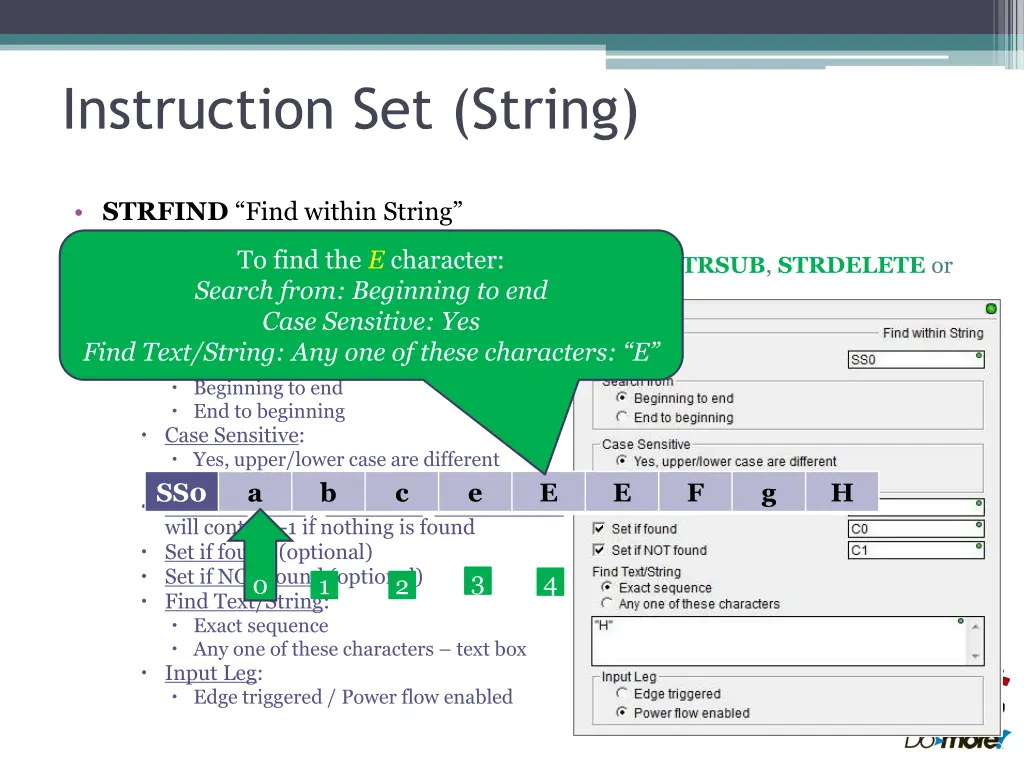 instruction set string 6