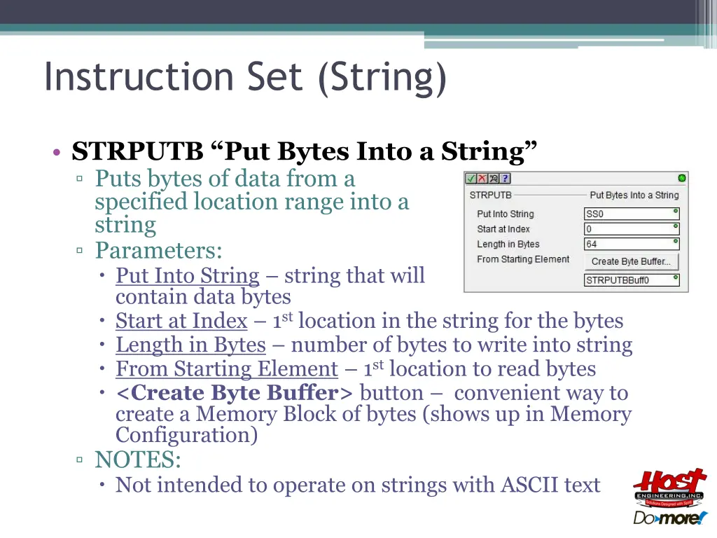 instruction set string 7