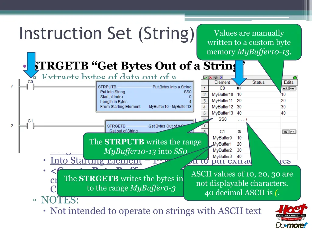 instruction set string 8