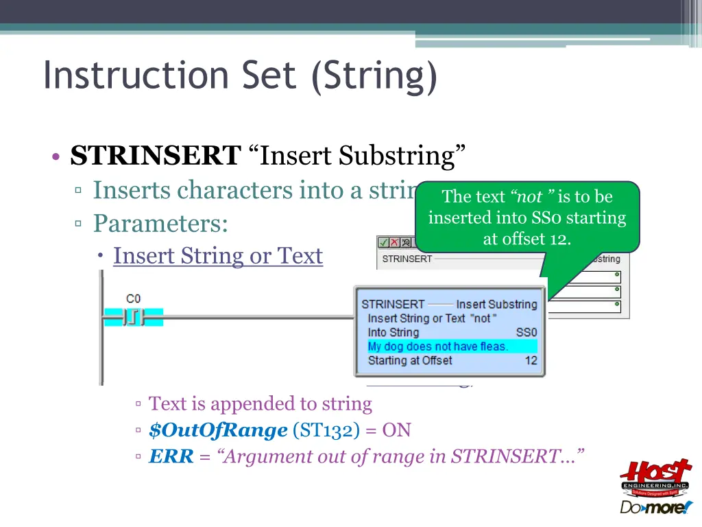 instruction set string 9