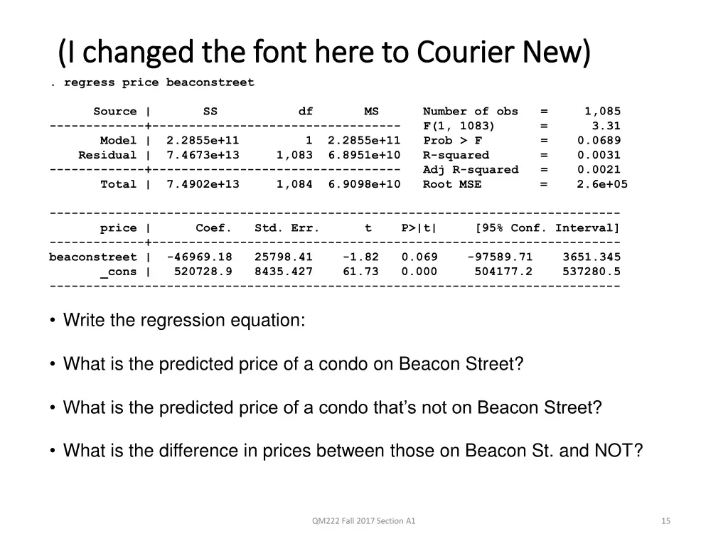 i changed the font here to courier new i changed