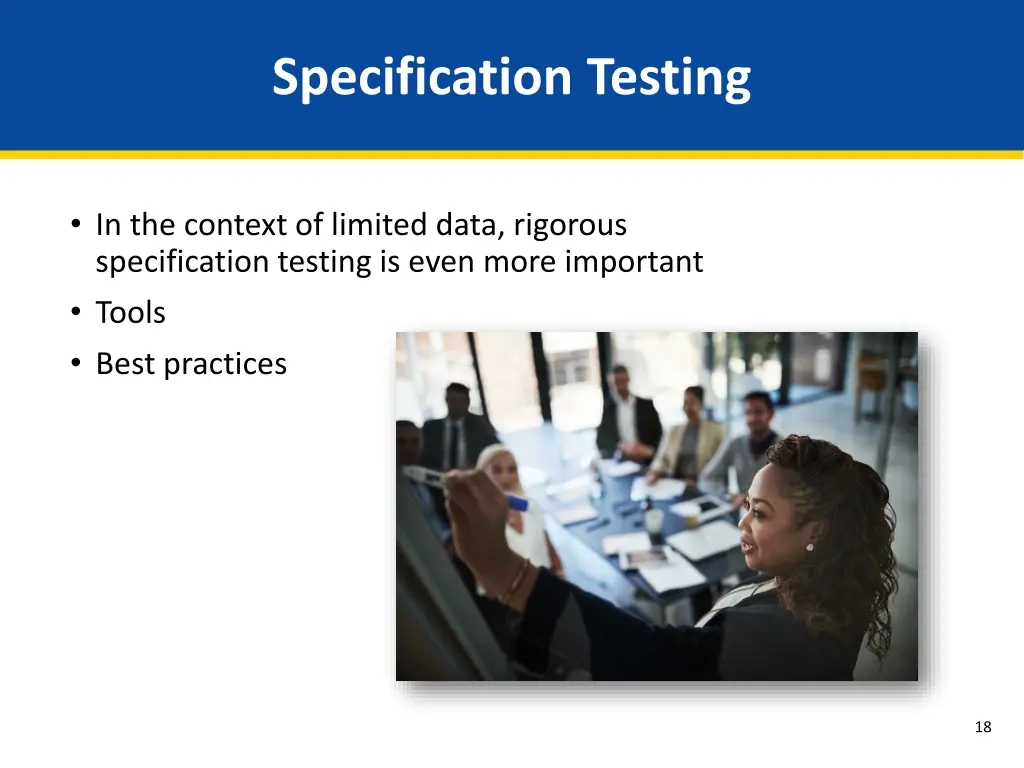 specification testing