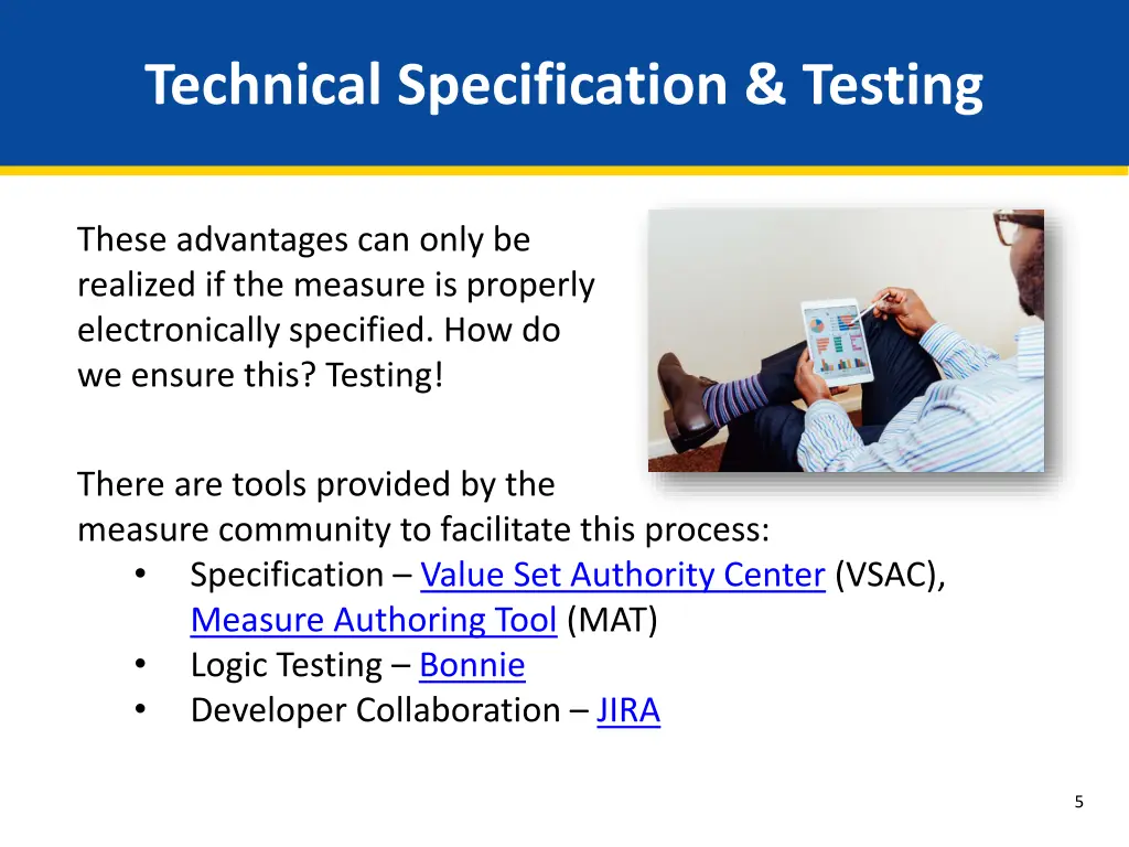 technical specification testing