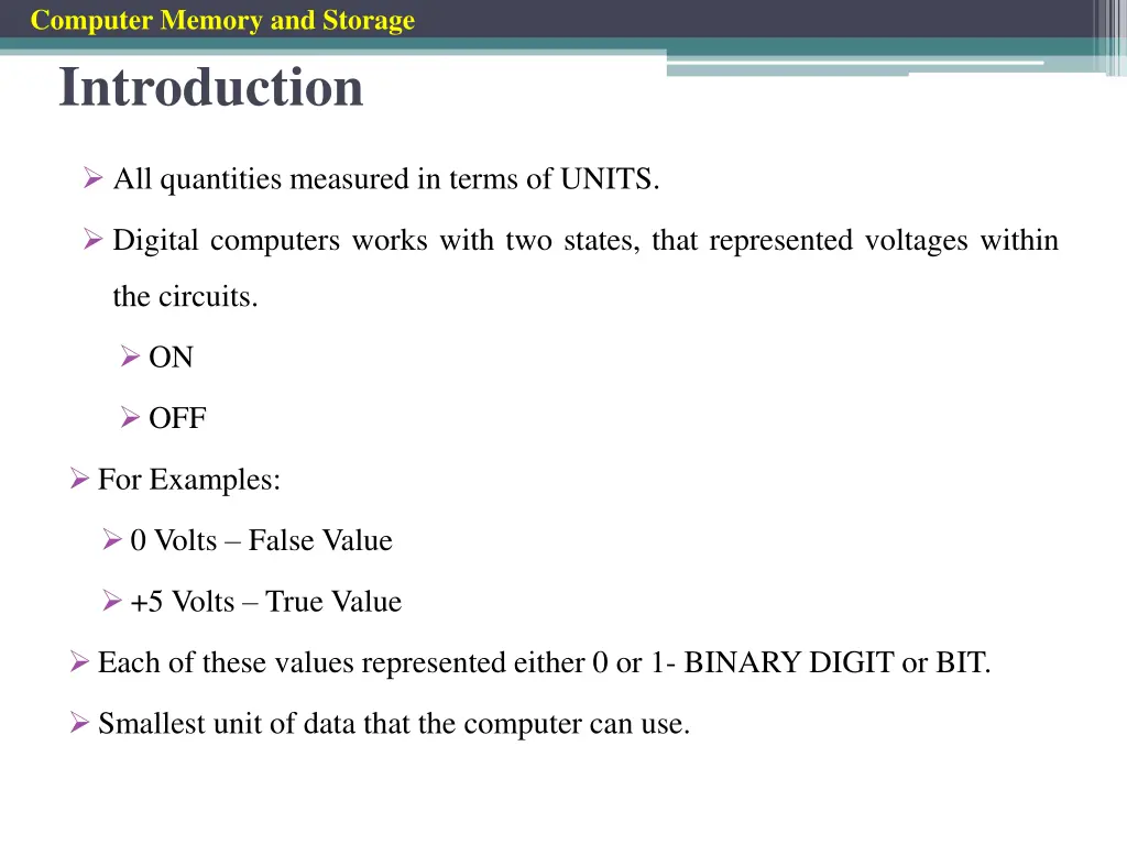 computer memory and storage 1