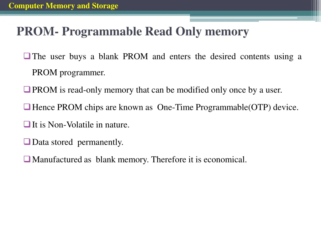 computer memory and storage 11