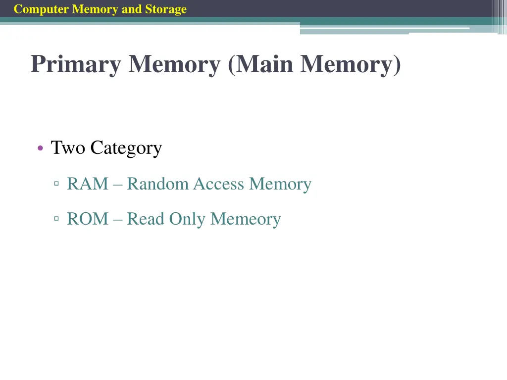 computer memory and storage 5