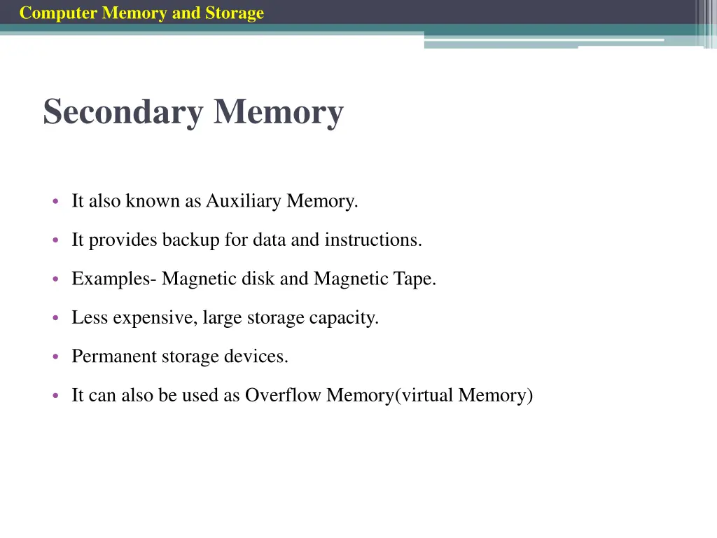 computer memory and storage 6