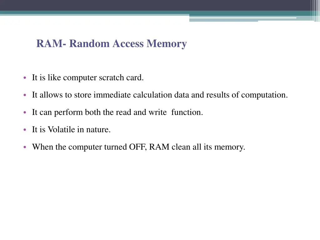 ram random access memory 1