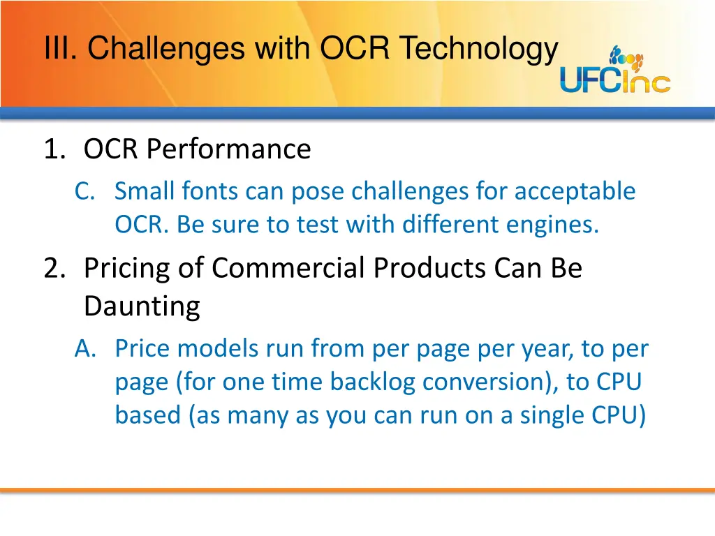 iii challenges with ocr technology 1