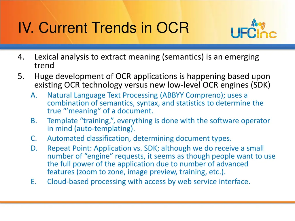 iv current trends in ocr 1