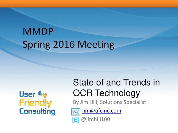 mmdp spring 2016 meeting