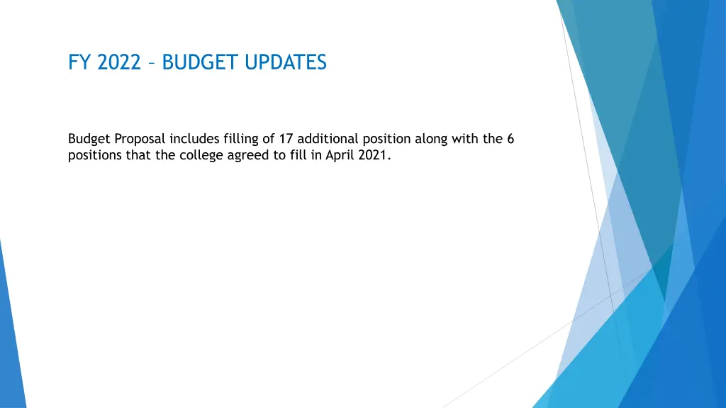 fy 2022 budget updates 1