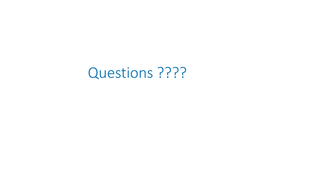 questions