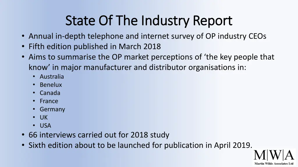 state of the industry report state