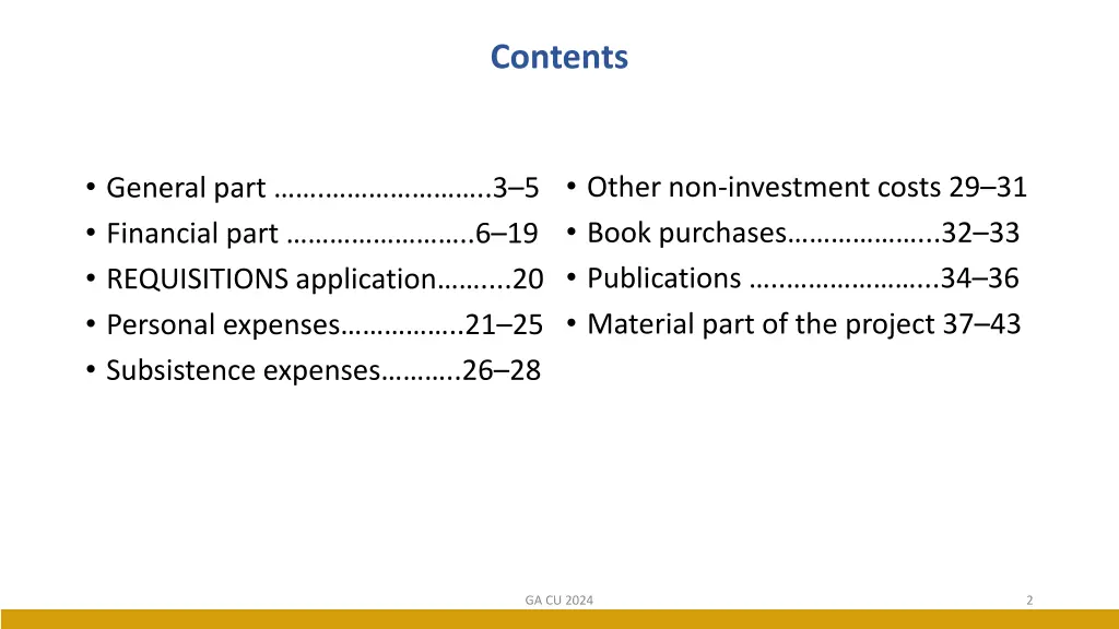 contents