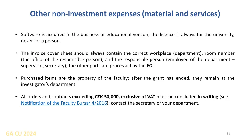 other non investment expenses material 2