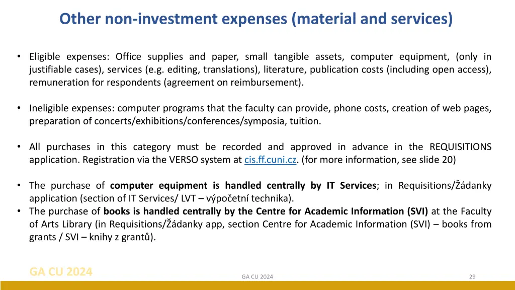 other non investment expenses material
