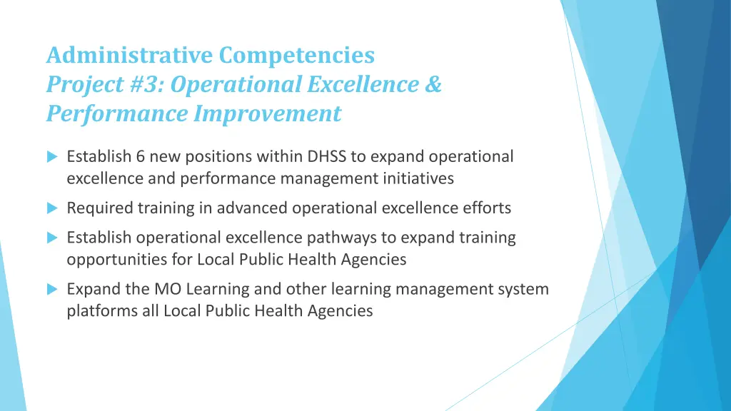 administrative competencies project 3 operational