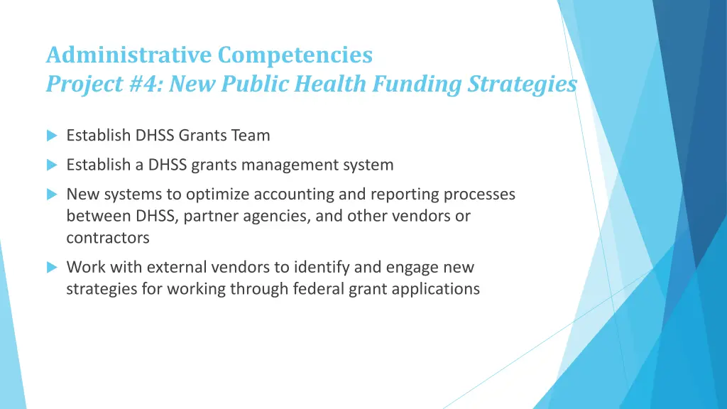 administrative competencies project 4 new public