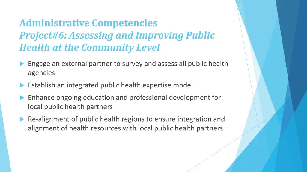 administrative competencies project 6 assessing