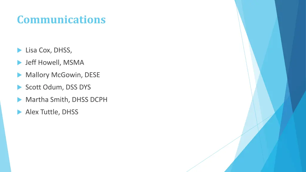 communications