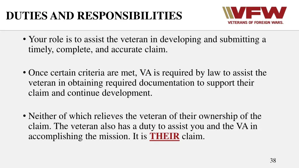 duties and responsibilities