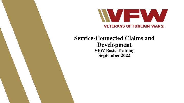 service connected claims and development
