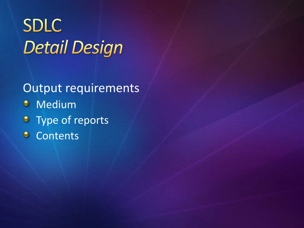 sdlc detail design 1