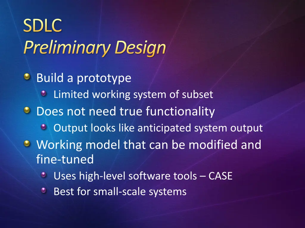 sdlc preliminary design 3