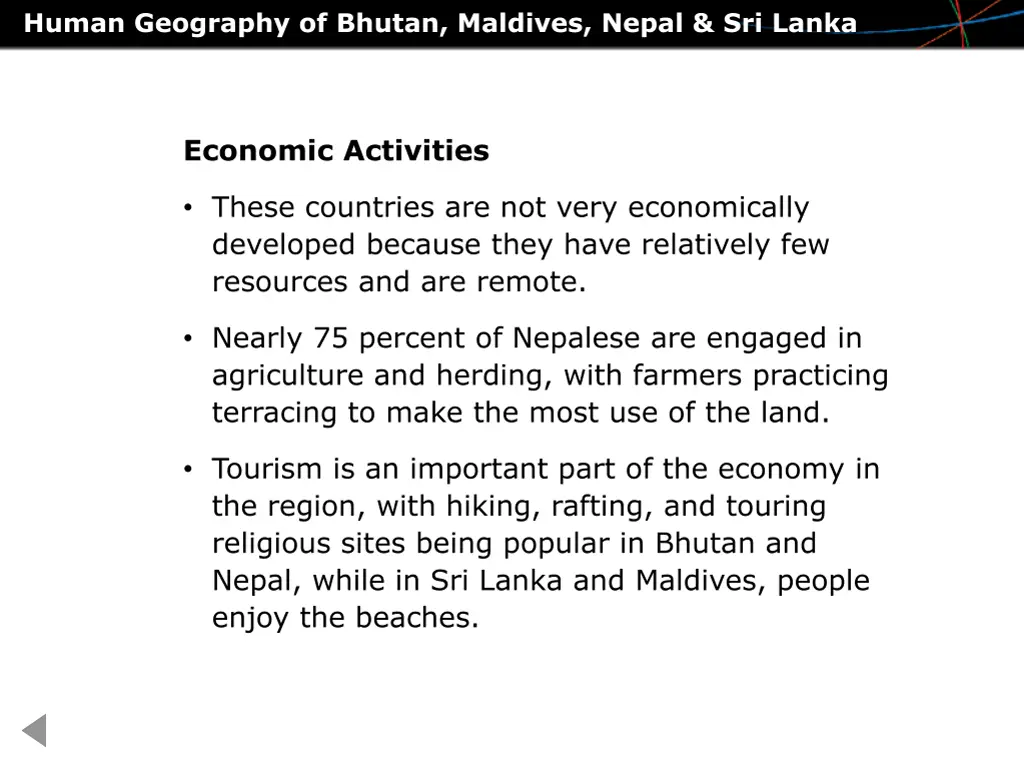 human geography of bhutan maldives nepal sri lanka 3