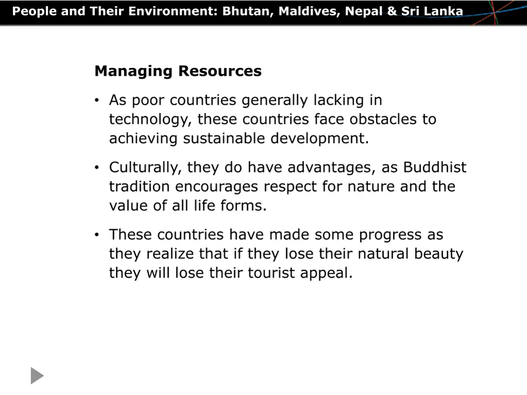 people and their environment bhutan maldives