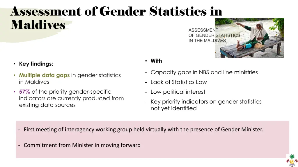 assessment of gender statistics in maldives
