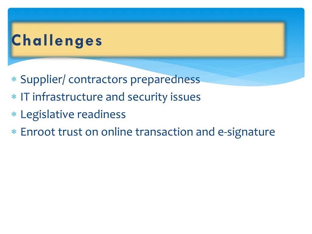 challenges