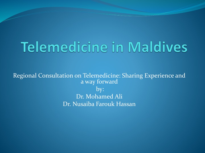regional consultation on telemedicine sharing