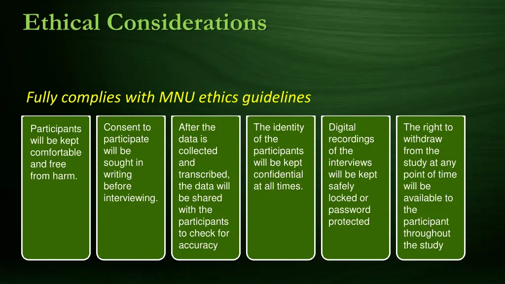 ethical considerations