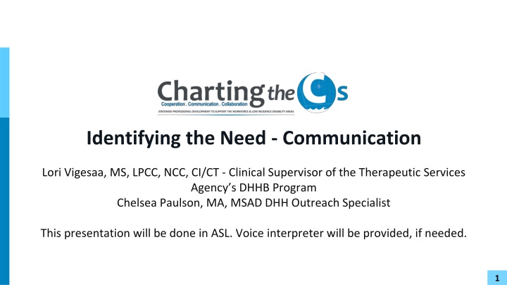 identifying the need communication