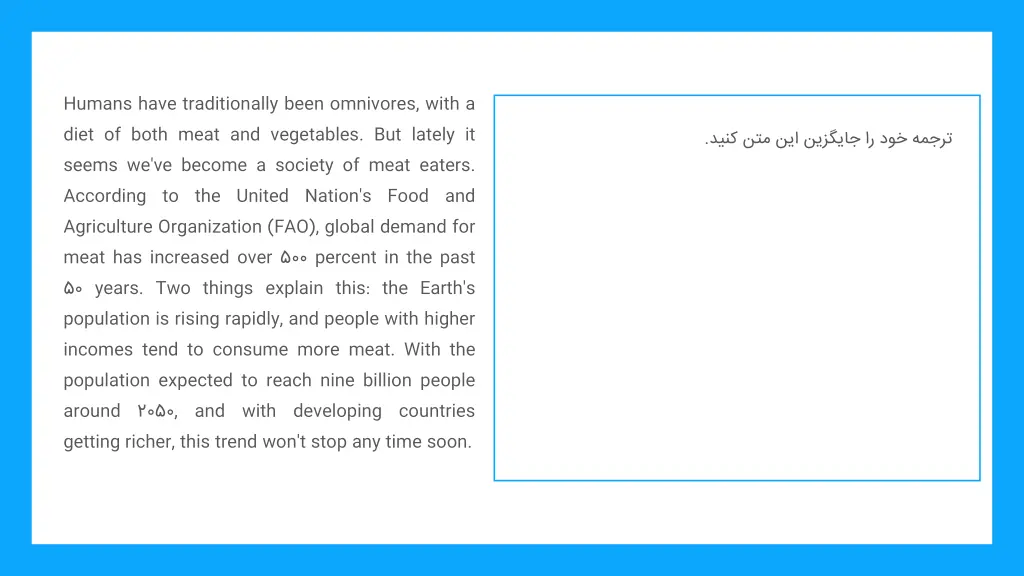 humans have traditionally been omnivores with