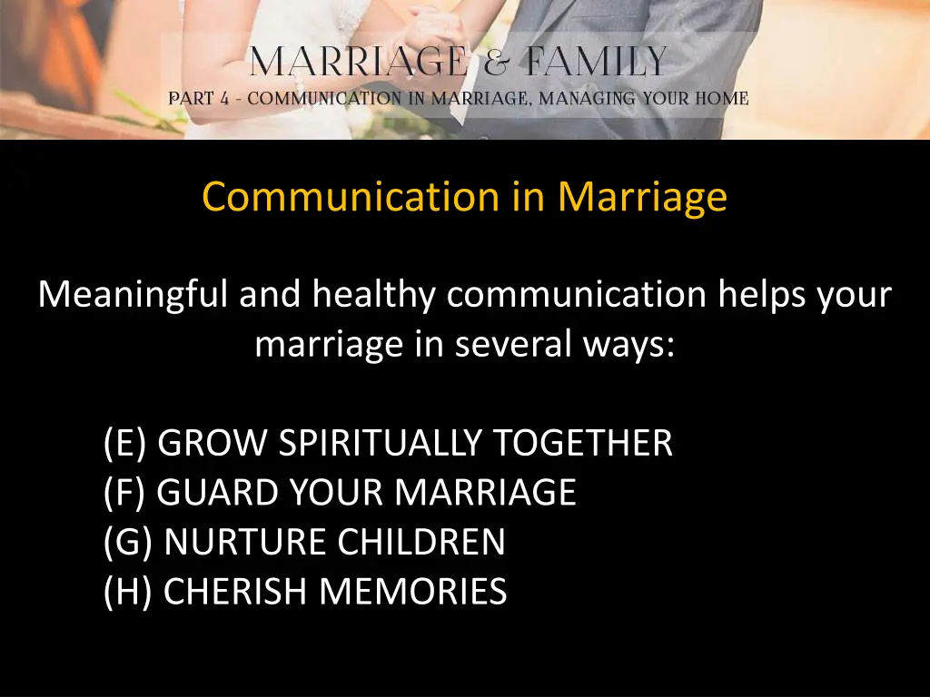 communication in marriage 18