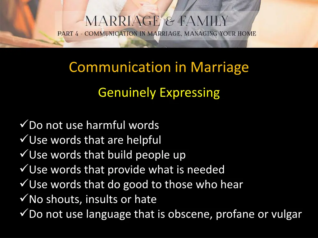 communication in marriage 25
