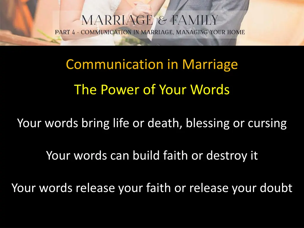 communication in marriage 27