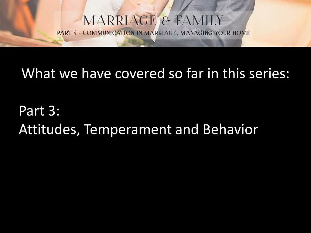 what we have covered so far in this series 1