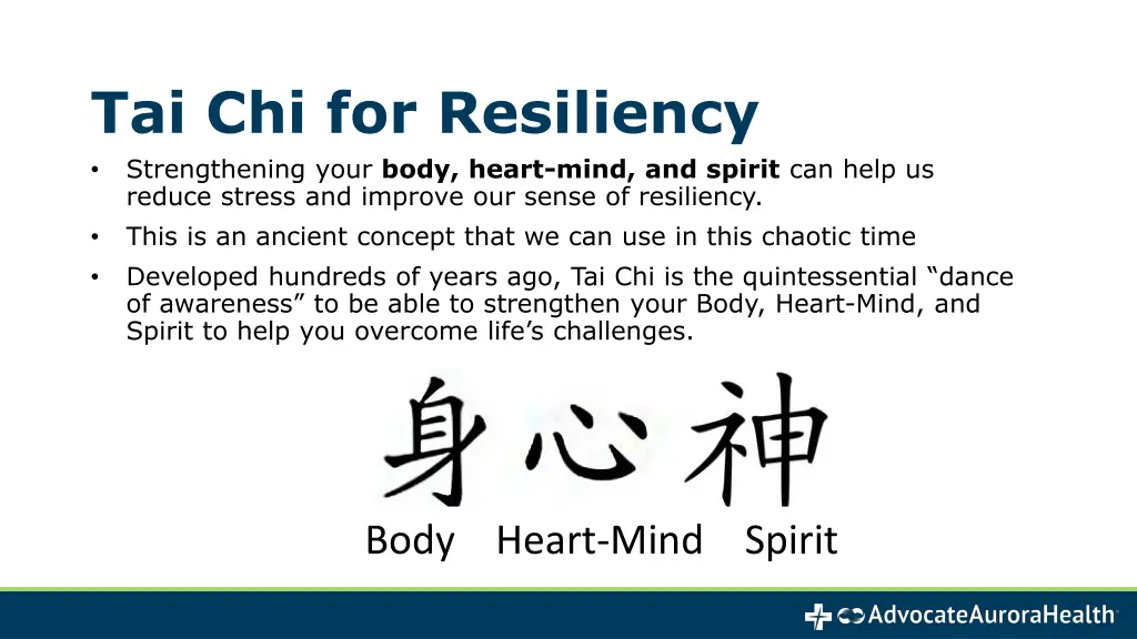 tai chi for resiliency strengthening your body