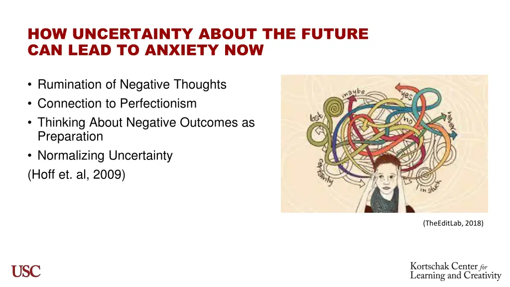 how uncertainty about the future can lead