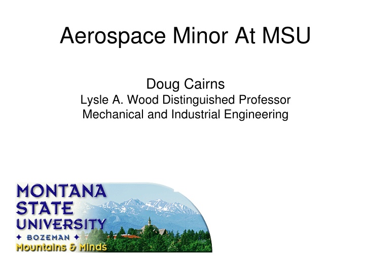 aerospace minor at msu