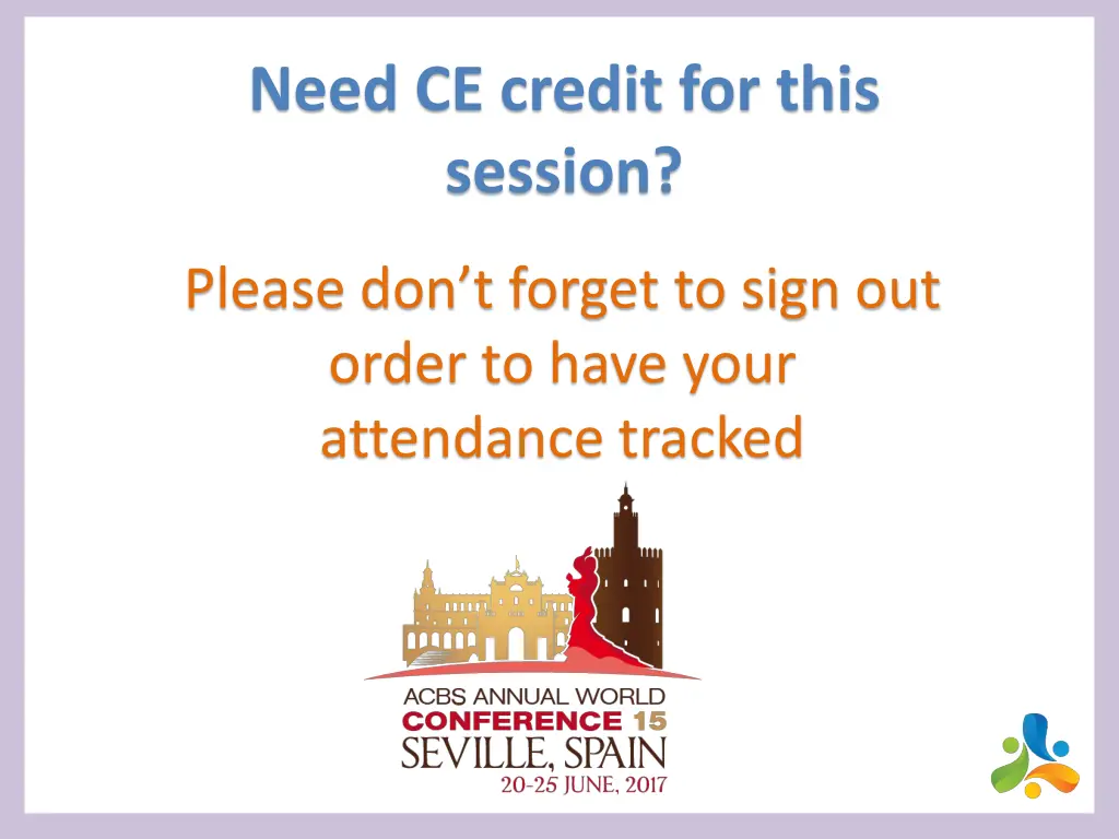 need ce credit for this session 1