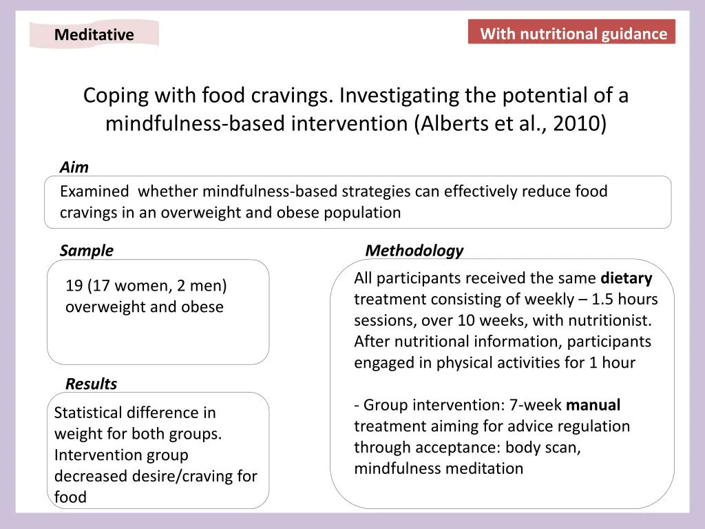 with nutritional guidance 8