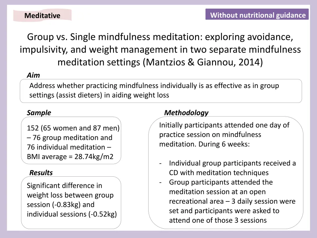 without nutritional guidance 3