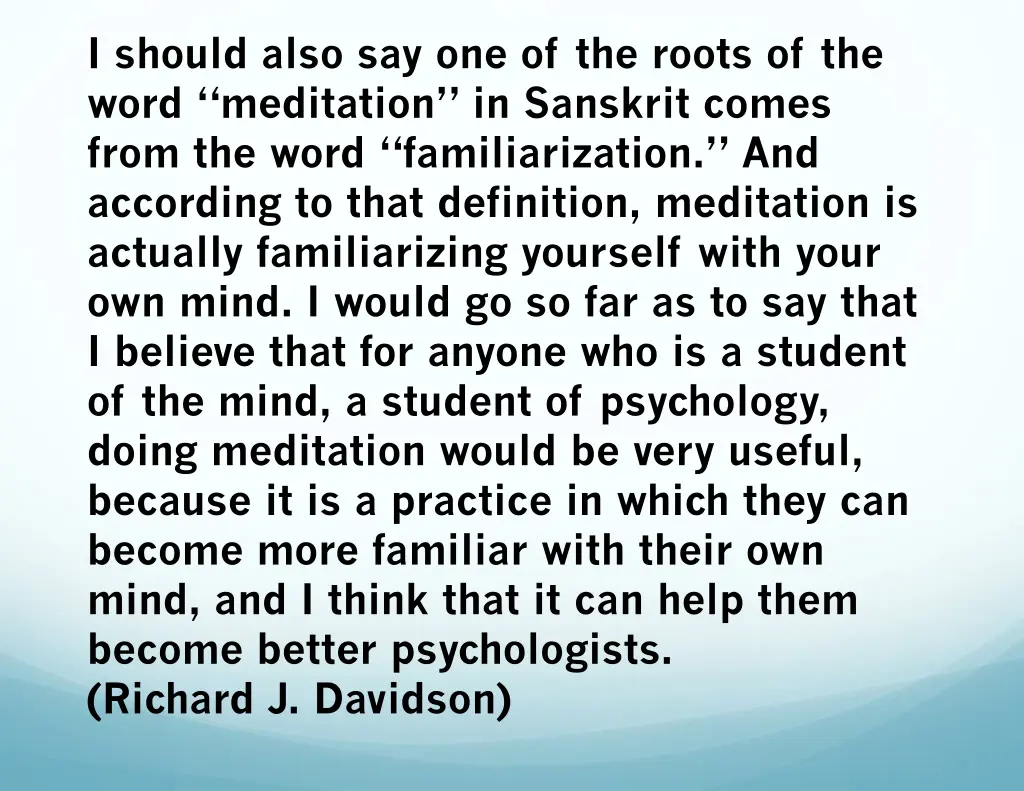 i should also say one of the roots of the word